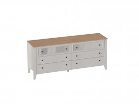 Комод 6ящ. Валенсия (гостиная) в Двуречье - dvureche.mebel-nsk.ru | фото