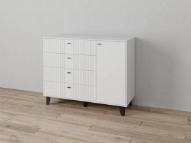 Комод «Катрин-13» (белый/белый снег) в Двуречье - dvureche.mebel-nsk.ru | фото