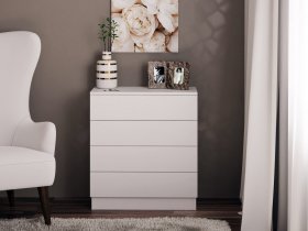 Комод Км010 (белый) в Двуречье - dvureche.mebel-nsk.ru | фото