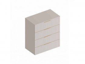 Комод с 4 ящ. «Тефия» (тефия/софт сантьяго) в Двуречье - dvureche.mebel-nsk.ru | фото