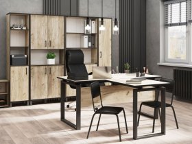 Комплект Гермес лофт (дуб крафт серый) в Двуречье - dvureche.mebel-nsk.ru | фото