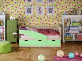 Кровать детская Бабочки 1,8 м в Двуречье - dvureche.mebel-nsk.ru | фото
