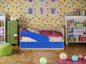 Кровать детская Бабочки 2,0 м в Двуречье - dvureche.mebel-nsk.ru | фото