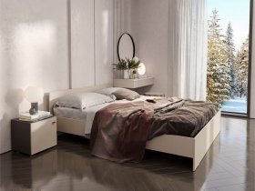 Кровать двухспальная 1,6м Гиза в Двуречье - dvureche.mebel-nsk.ru | фото