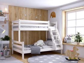 Кровать двухъярусная Адель (белый) в Двуречье - dvureche.mebel-nsk.ru | фото