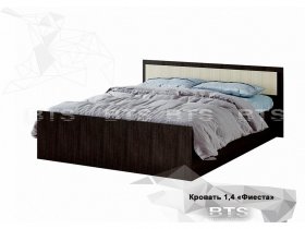 Кровать двуспальная 1,4м LIGHT Фиеста (BTS) в Двуречье - dvureche.mebel-nsk.ru | фото