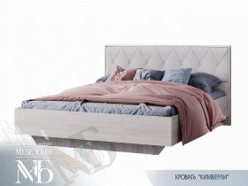 Кровать двуспальная 1,6м Кимберли КР-13 в Двуречье - dvureche.mebel-nsk.ru | фото