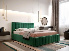Кровать мягкая 1,4 Вена стандарт, вар.1 в Двуречье - dvureche.mebel-nsk.ru | фото