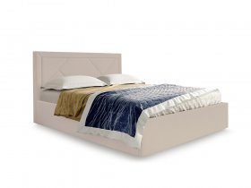 Кровать мягкая 1,6 Сиеста стандарт, вар.2 в Двуречье - dvureche.mebel-nsk.ru | фото