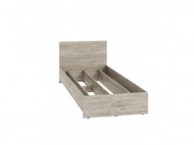 Кровать односпальная КР-080 Ронда (дуб крафт серый) в Двуречье - dvureche.mebel-nsk.ru | фото