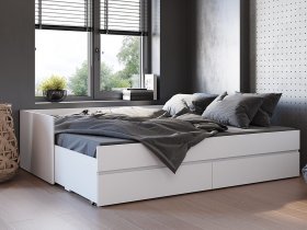 Кровать-трансформер Симпл КР-51 (белый) в Двуречье - dvureche.mebel-nsk.ru | фото