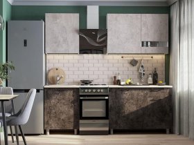 Кухонный гарнитур Розалия 1,7м (со столешницей) в Двуречье - dvureche.mebel-nsk.ru | фото