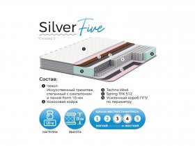 Матрас Silver Five в Двуречье - dvureche.mebel-nsk.ru | фото