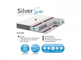 Матрас Silver Six в Двуречье - dvureche.mebel-nsk.ru | фото