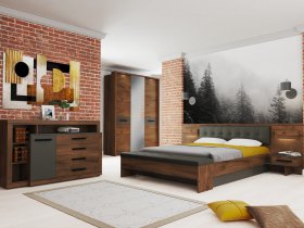 Модульная спальня Глазго в Двуречье - dvureche.mebel-nsk.ru | фото