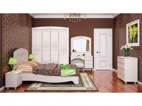 Модульная спальня Каролина в Двуречье - dvureche.mebel-nsk.ru | фото