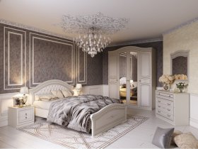 Модульная спальня Николь (Мебельград) в Двуречье - dvureche.mebel-nsk.ru | фото