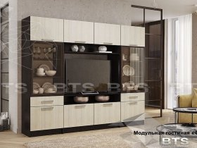 Модульная стенка Фиеста NEW (BTS) в Двуречье - dvureche.mebel-nsk.ru | фото