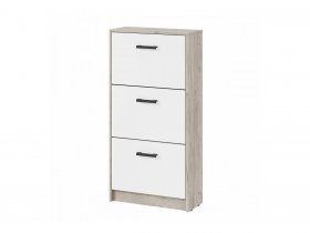 Обувница ОБ-2 Вега (дуб крафт серый/белый) в Двуречье - dvureche.mebel-nsk.ru | фото