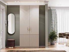 Шкаф двухстворчатый Эккервуд (Нью) (меланж) в Двуречье - dvureche.mebel-nsk.ru | фото