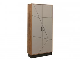 Шкаф двухстворчатый комбинированный для одежды Гамма  54.14 в Двуречье - dvureche.mebel-nsk.ru | фото