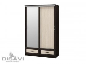 Шкаф-купе 2-х створчатый 1.3м Модерн в Двуречье - dvureche.mebel-nsk.ru | фото