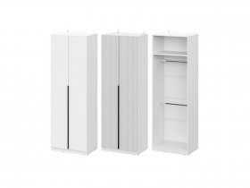 Шкаф ШК-75 Эккервуд (белый) в Двуречье - dvureche.mebel-nsk.ru | фото