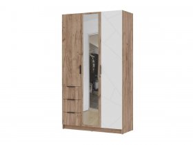 Шкаф трехстворчатый 1200 ШК-03 Орегон в Двуречье - dvureche.mebel-nsk.ru | фото