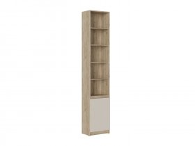 Стеллаж Бостон СЖ-001 (дуб крафт серый/кашемир) в Двуречье - dvureche.mebel-nsk.ru | фото