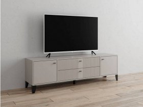 Тумба под ТВ Парус-10 (кашемир/сантьяго софт) в Двуречье - dvureche.mebel-nsk.ru | фото