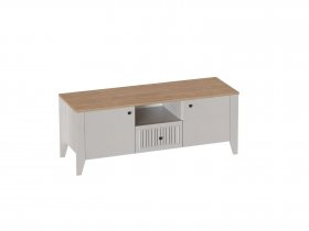 Тумба узкая 2дв. 1ящ. Валенсия (гостиная) в Двуречье - dvureche.mebel-nsk.ru | фото